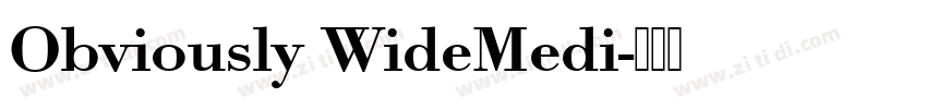 Obviously WideMedi字体转换